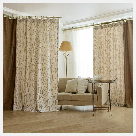 MyHouse Curtain Weiblesha Brown